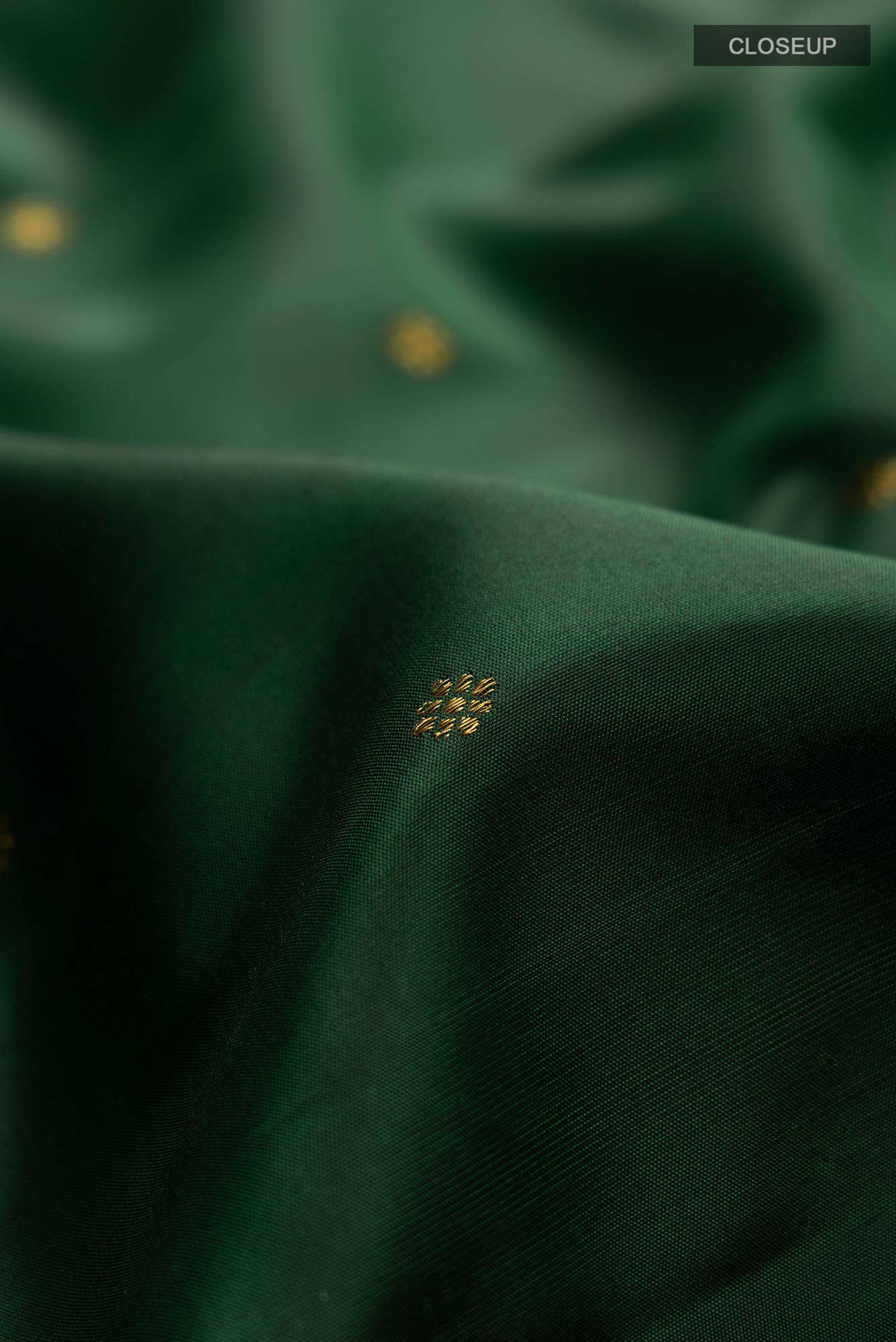Amara-Green Kanchipuram Silk Saree - Image 7