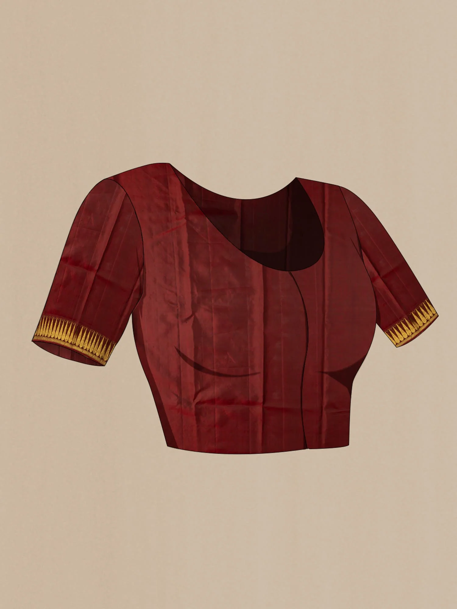 Amara-Green Kanchipuram Silk Saree - Image 9