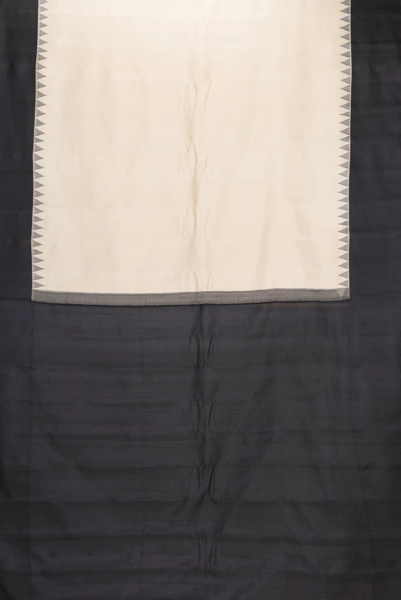 Beige Dual Tone Gadwal Silk Saree - Image 4