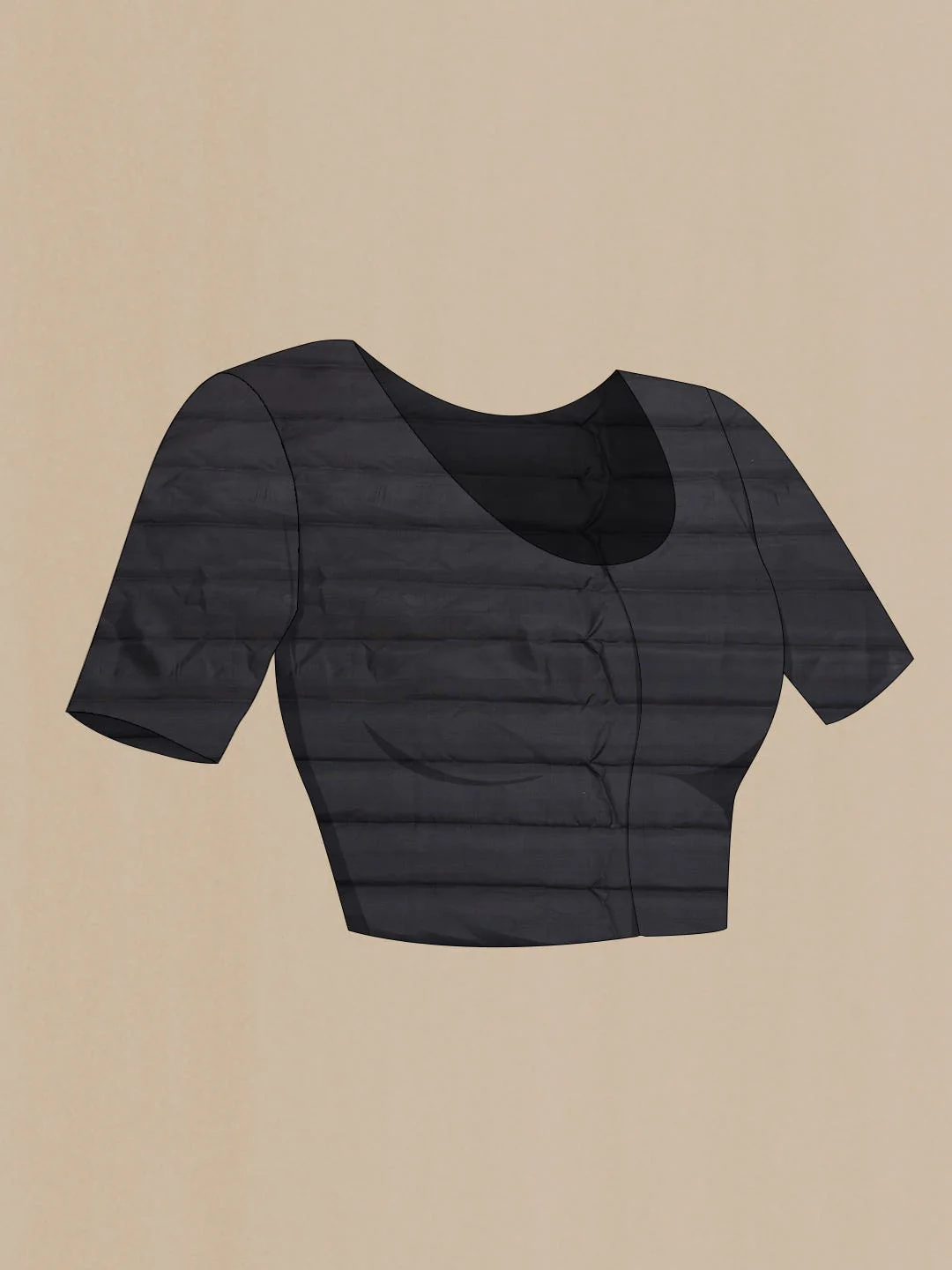 Beige Dual Tone Gadwal Silk Saree - Image 6