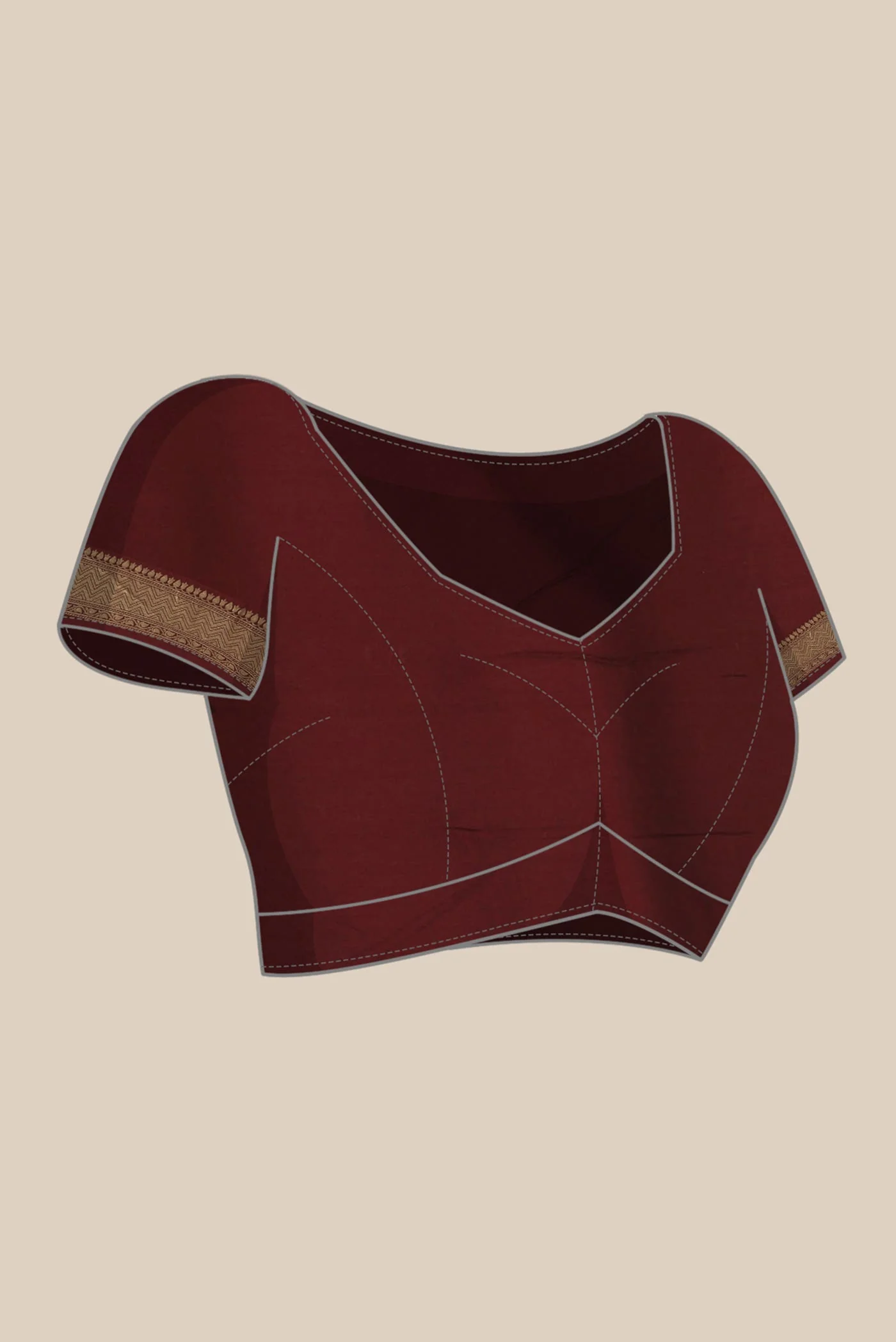 Black Banarasi Tussar Georgette Saree - Image 8