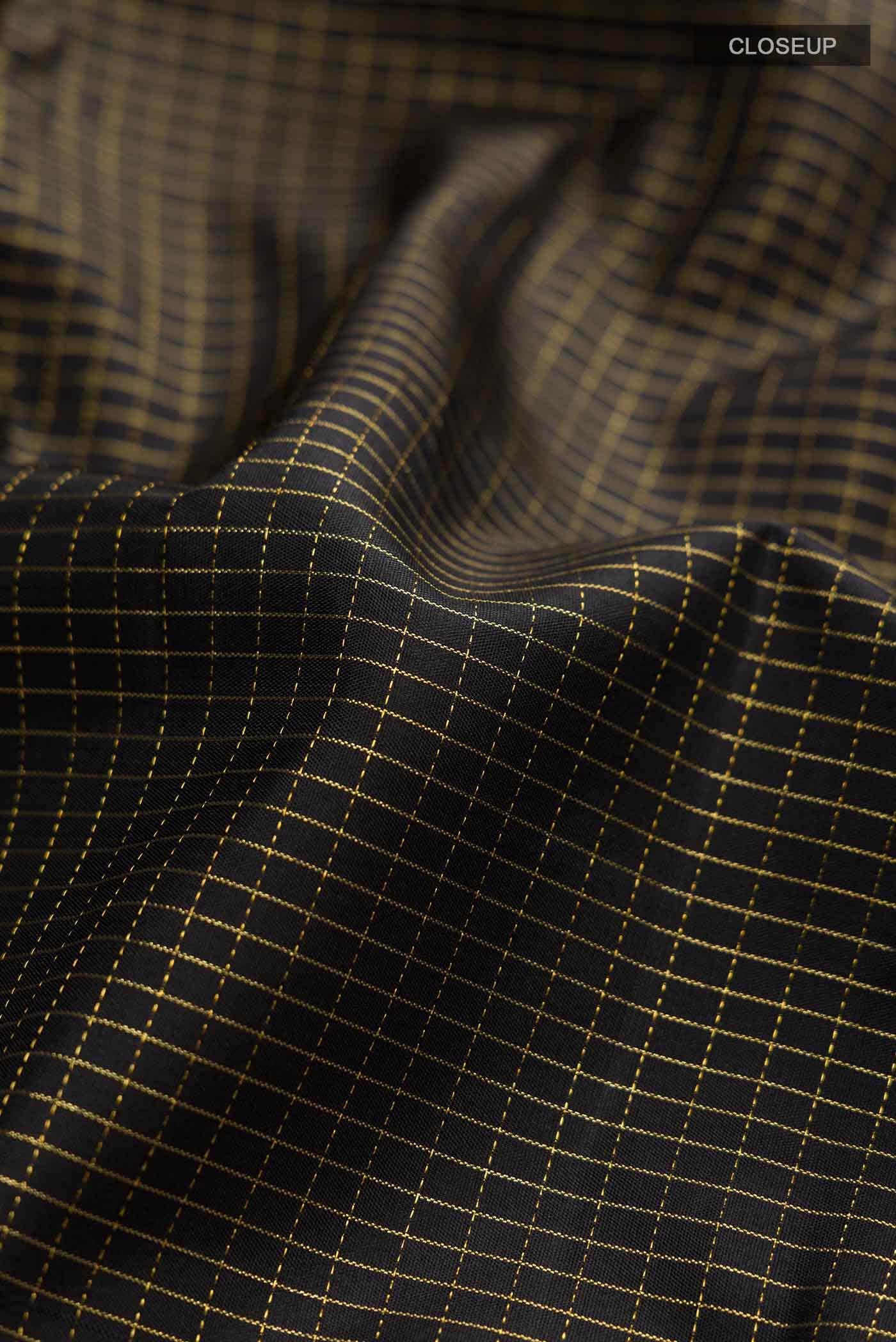 Black Kanjivaram Silk Saree - Image 3