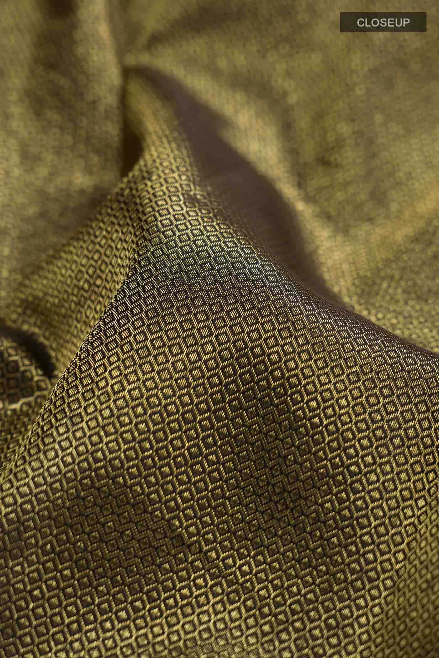 Black Kanjivaram Silk Saree - Image 3