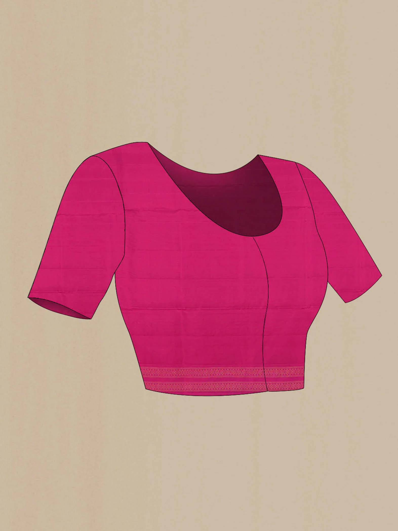 Black Soft Silk Saree - Image 4