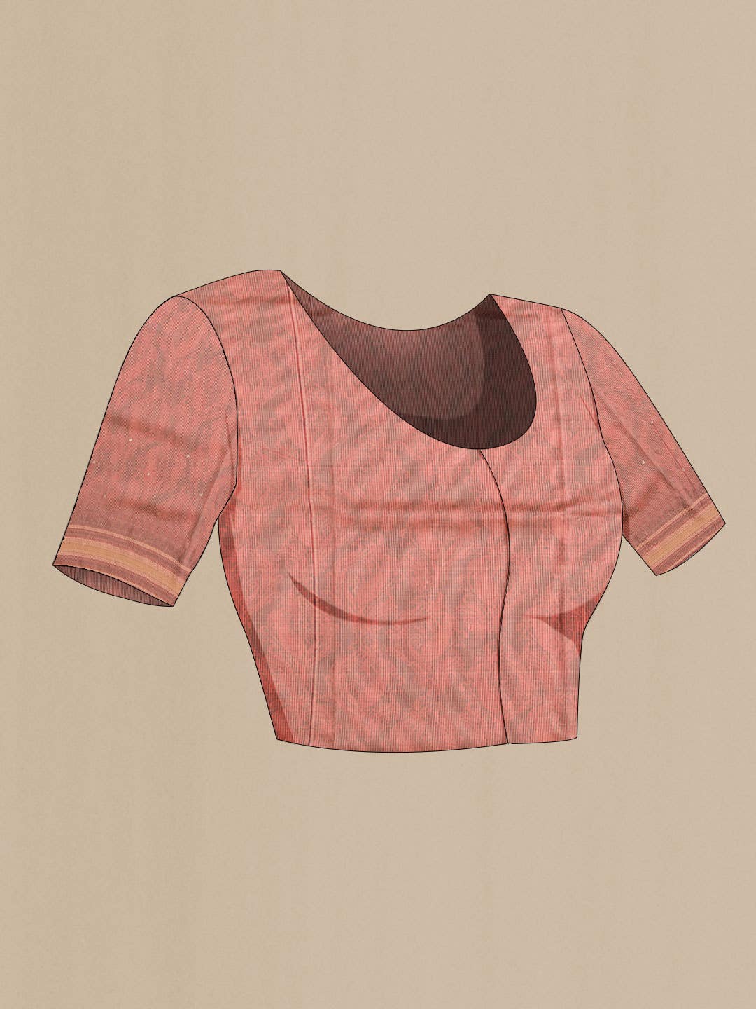 Black Tussar Silk Saree - Image 6