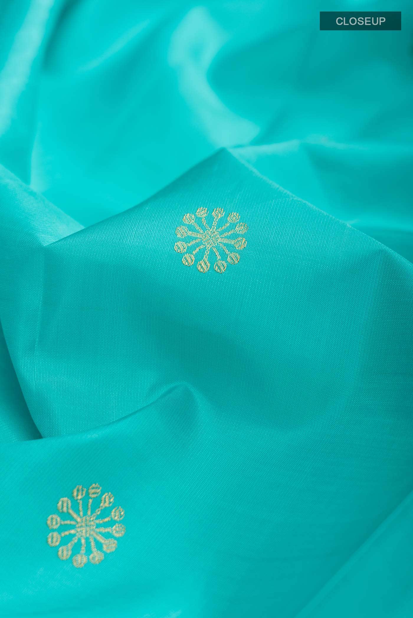 Blue Kanjivaram Silk Saree - Image 3