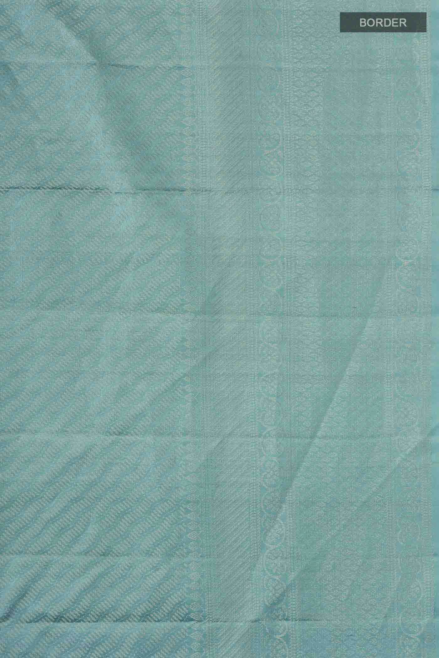 Blue Soft Silk Saree - Image 5