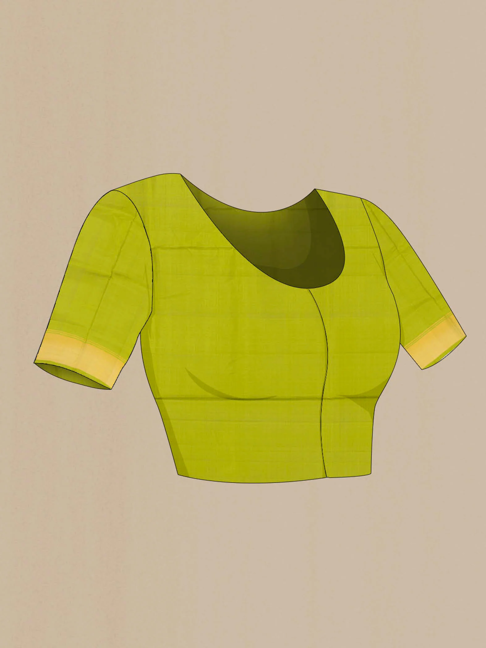 Brown Uppada Silk Saree - Image 4