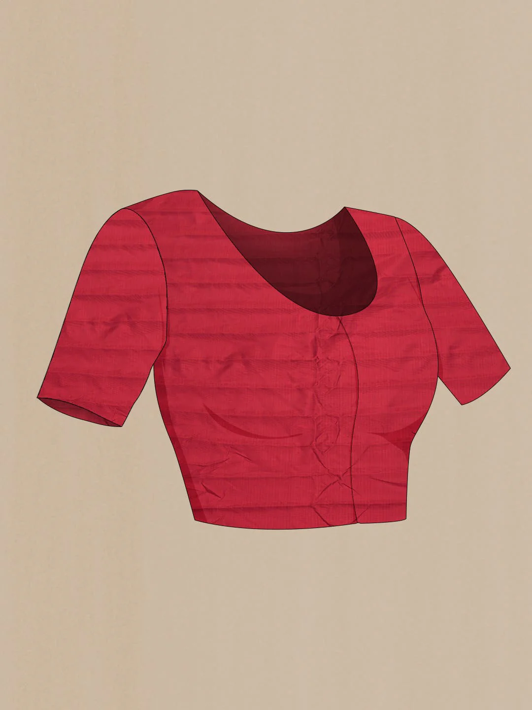 Green Dual Tone Gadwal Silk Saree - Image 6