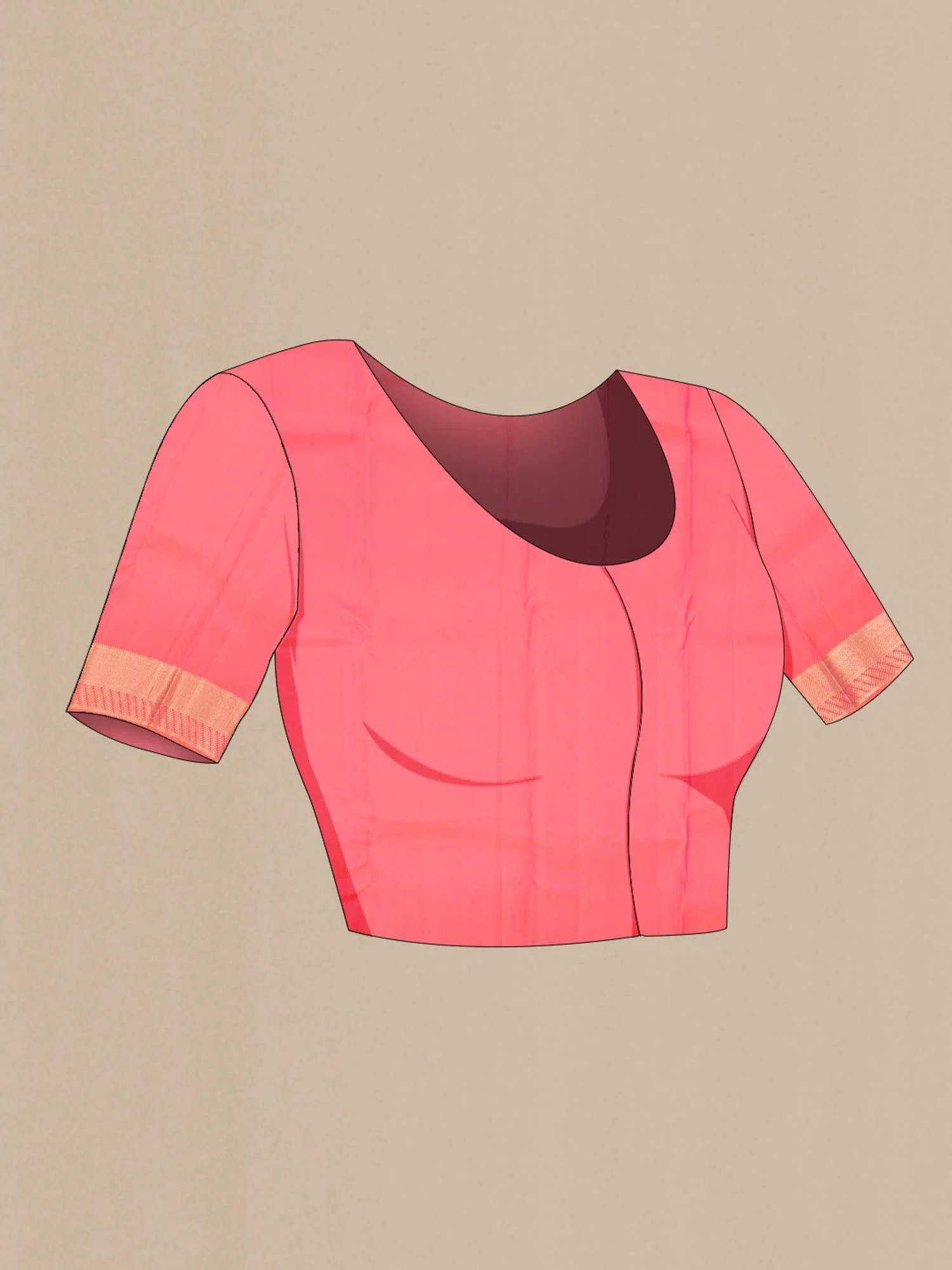 Green Kanchipuram Silk Saree - Image 6