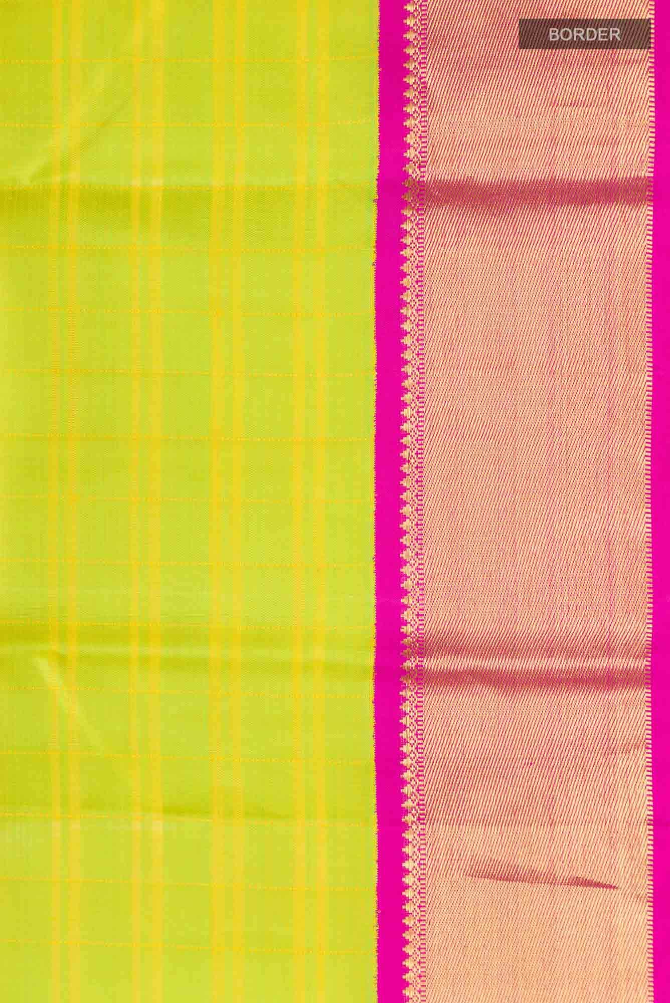 Green Kanjivaram Silk Saree - Image 5