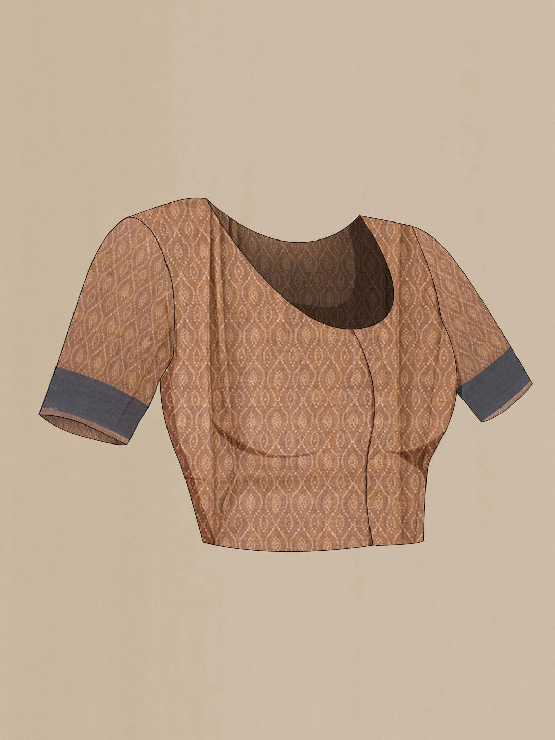 Green Pashmina Silk Saree - Image 5