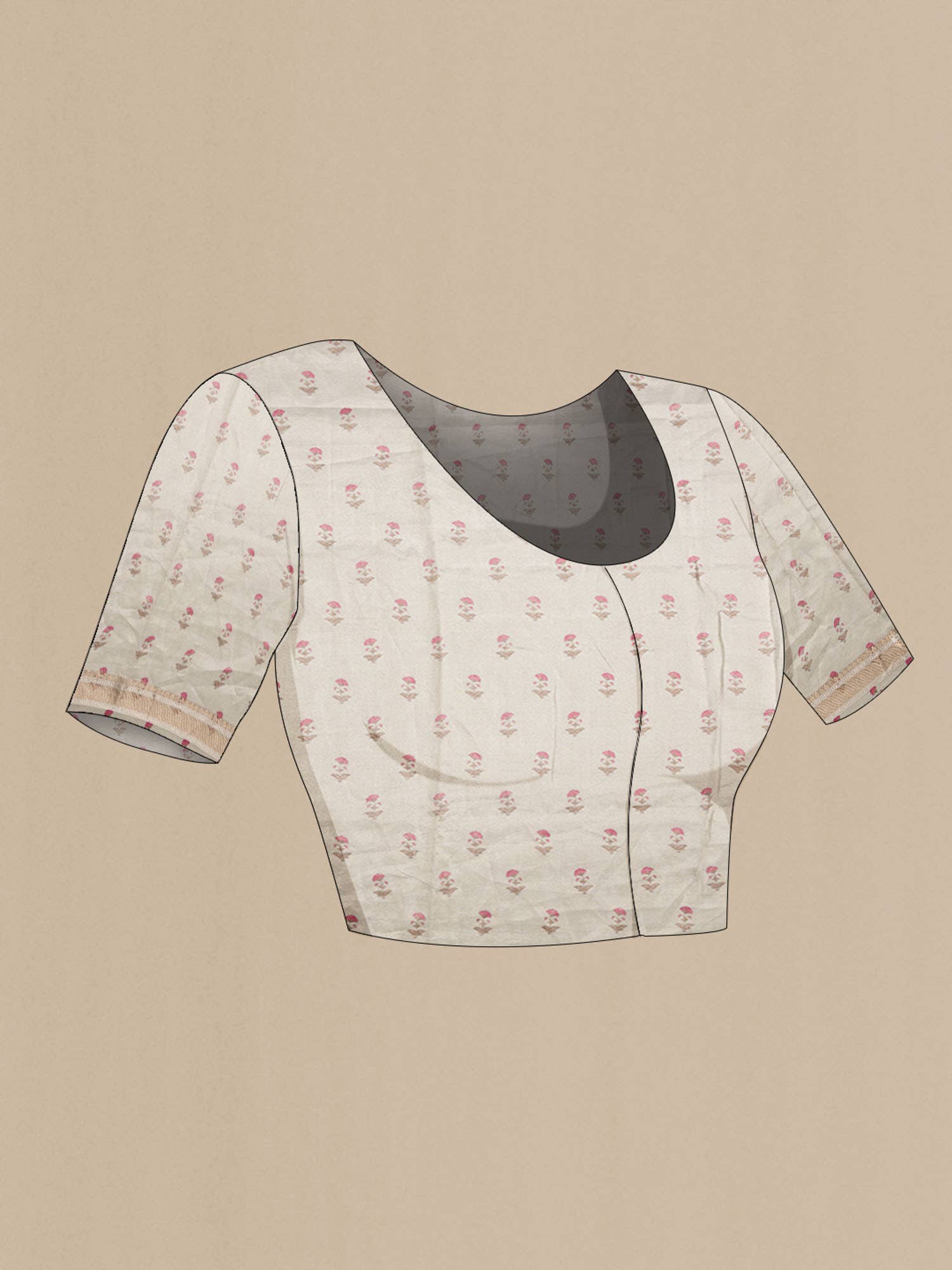 Green Tissue Silk Saree - Image 5