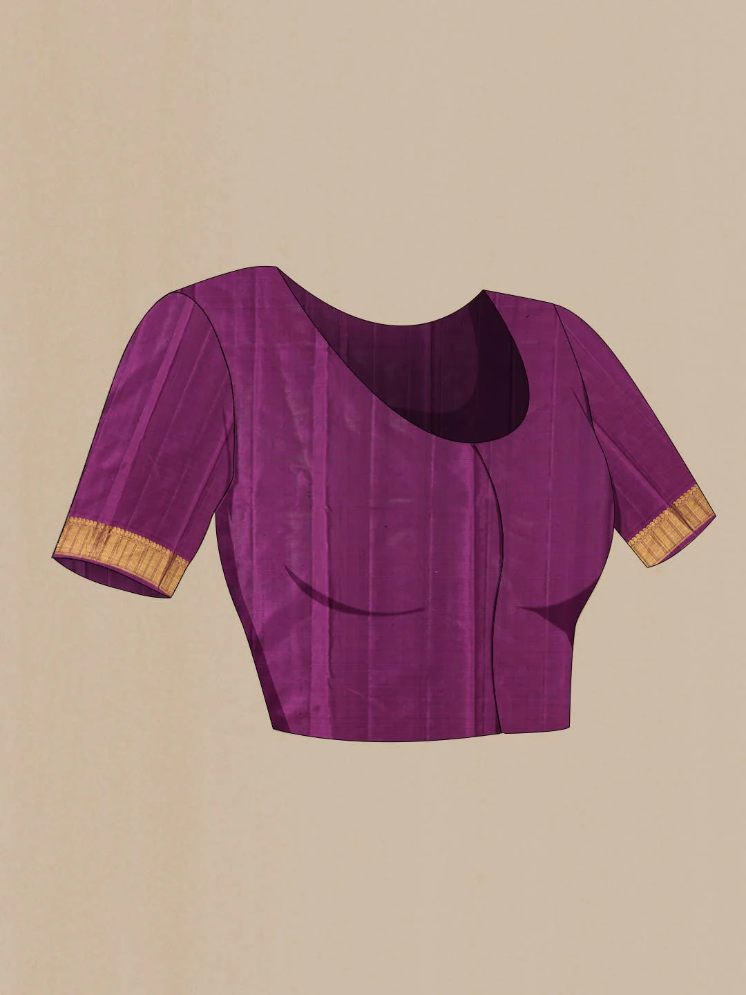 Grey Kanjivaram Silk Saree - Image 6