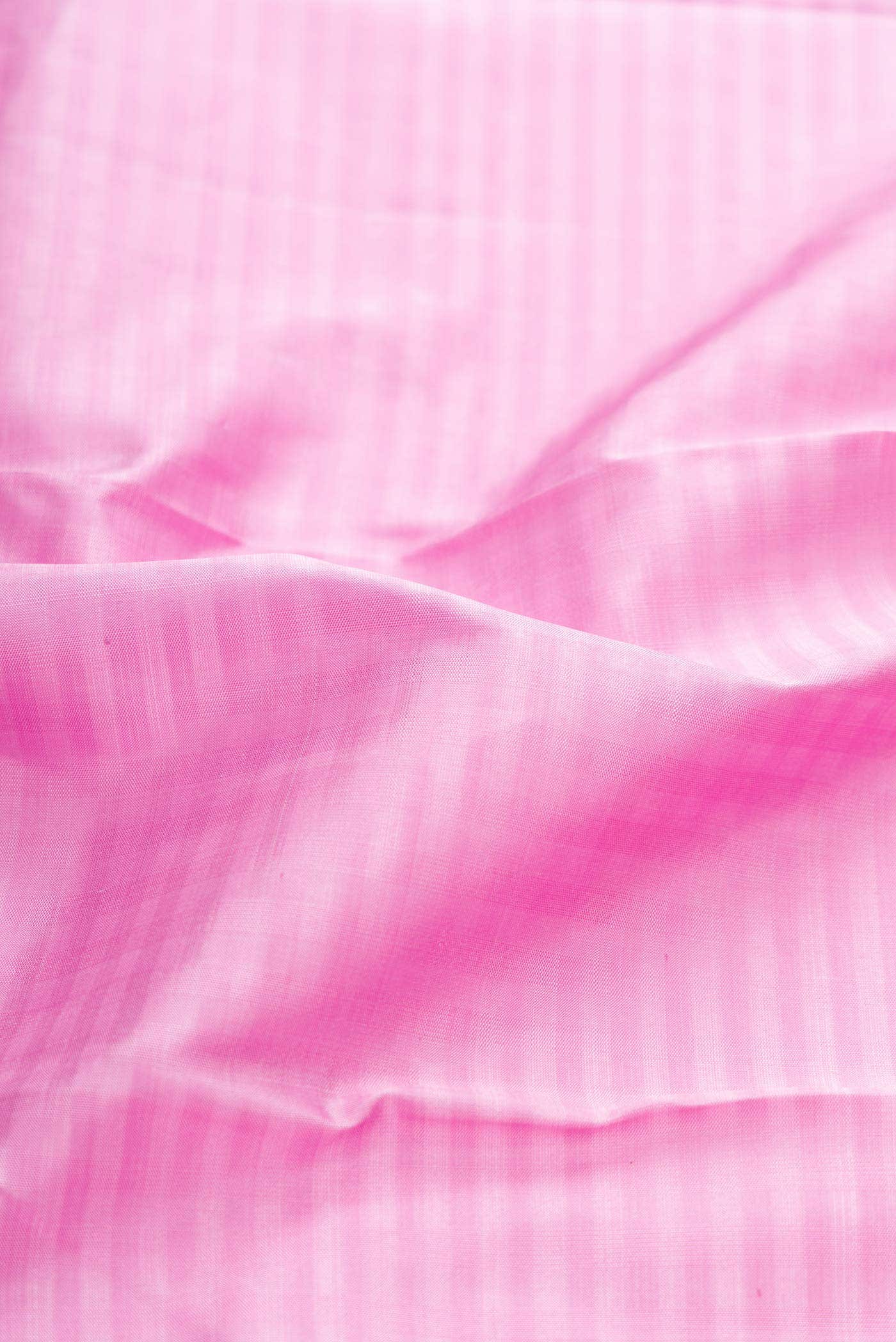 Pure Silk Pure Zari Rose pink Kanjivaram Saree - Image 3