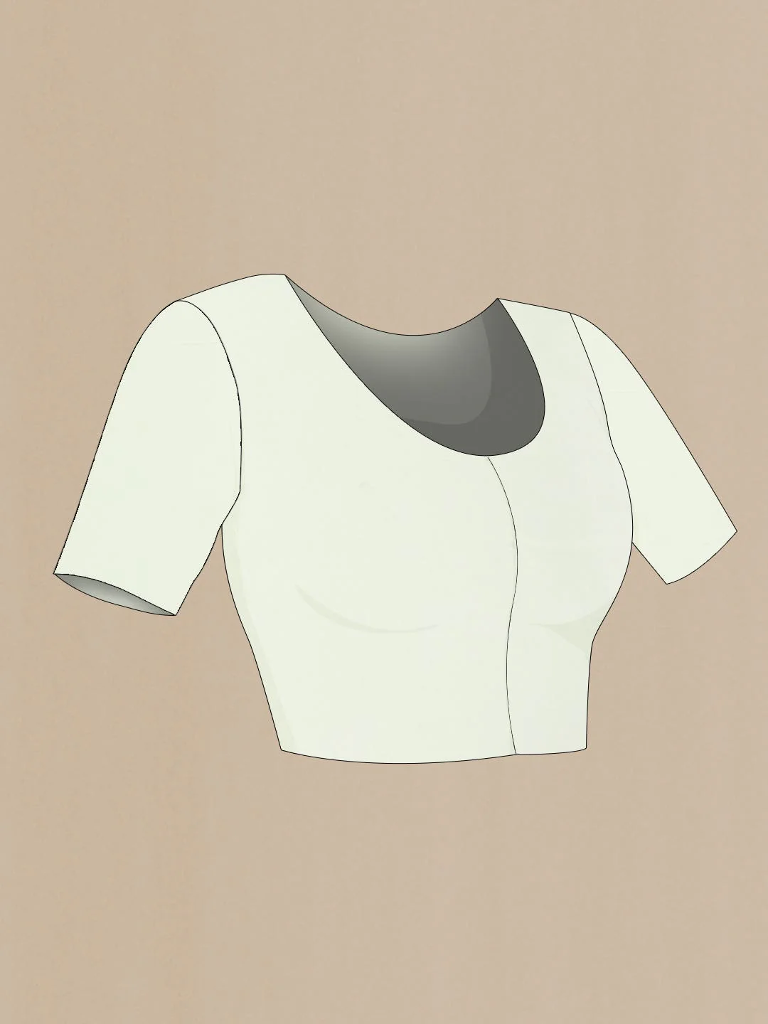 Light Green Dual Tone Banarasi Georgette Saree - Image 4