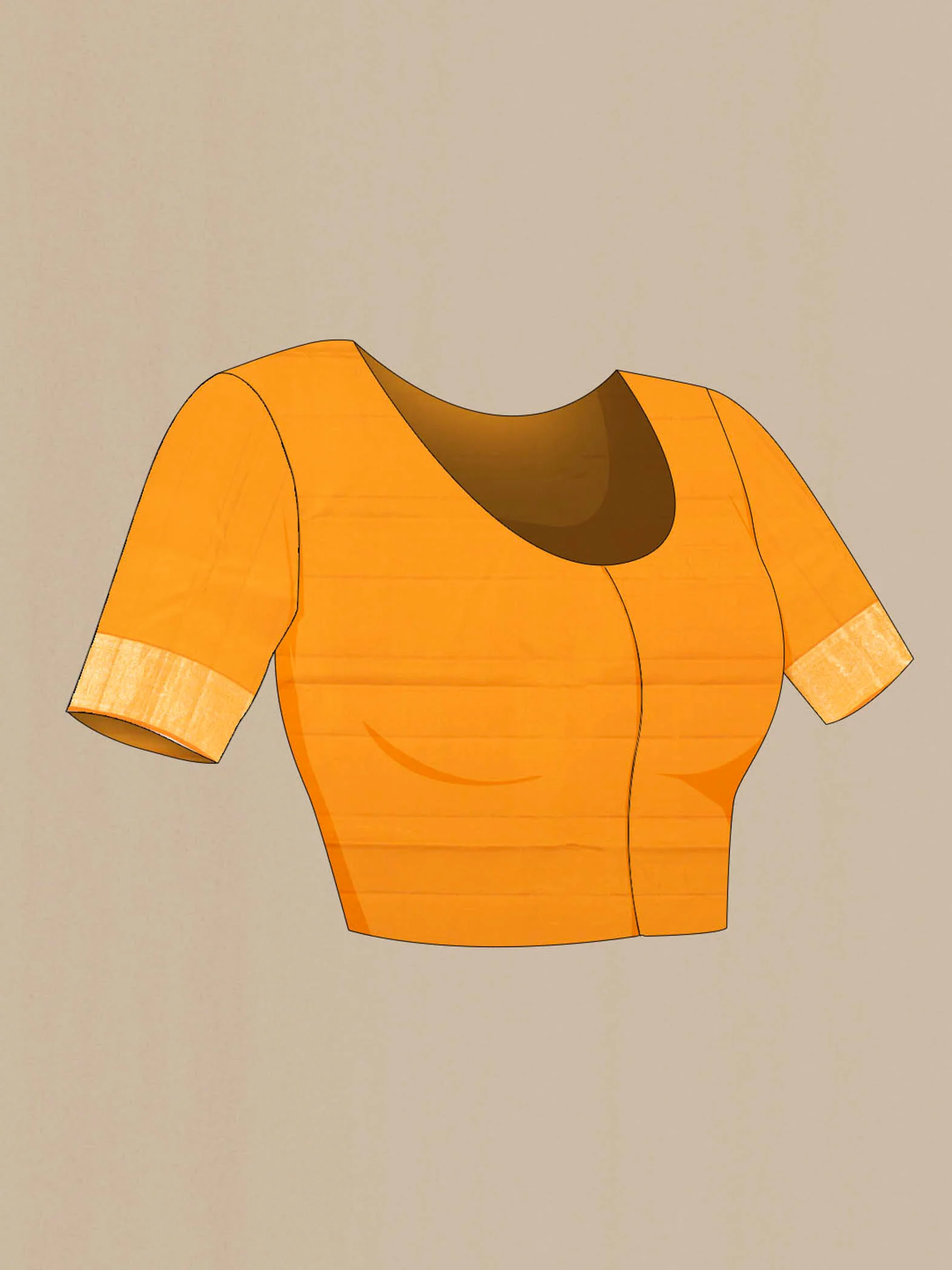 Magenta Kanjivaram Silk Saree - Image 4