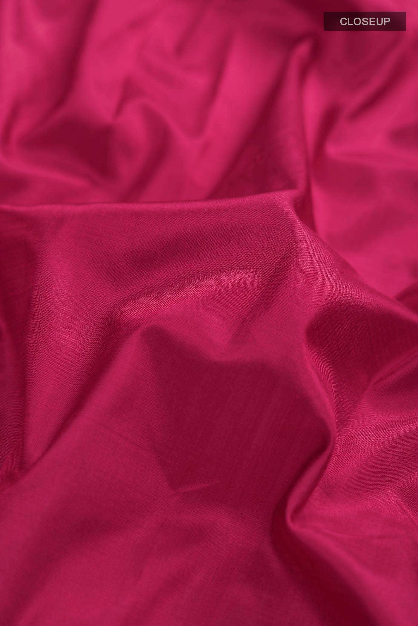 Maroon Kanjivaram Silk Saree - Image 3
