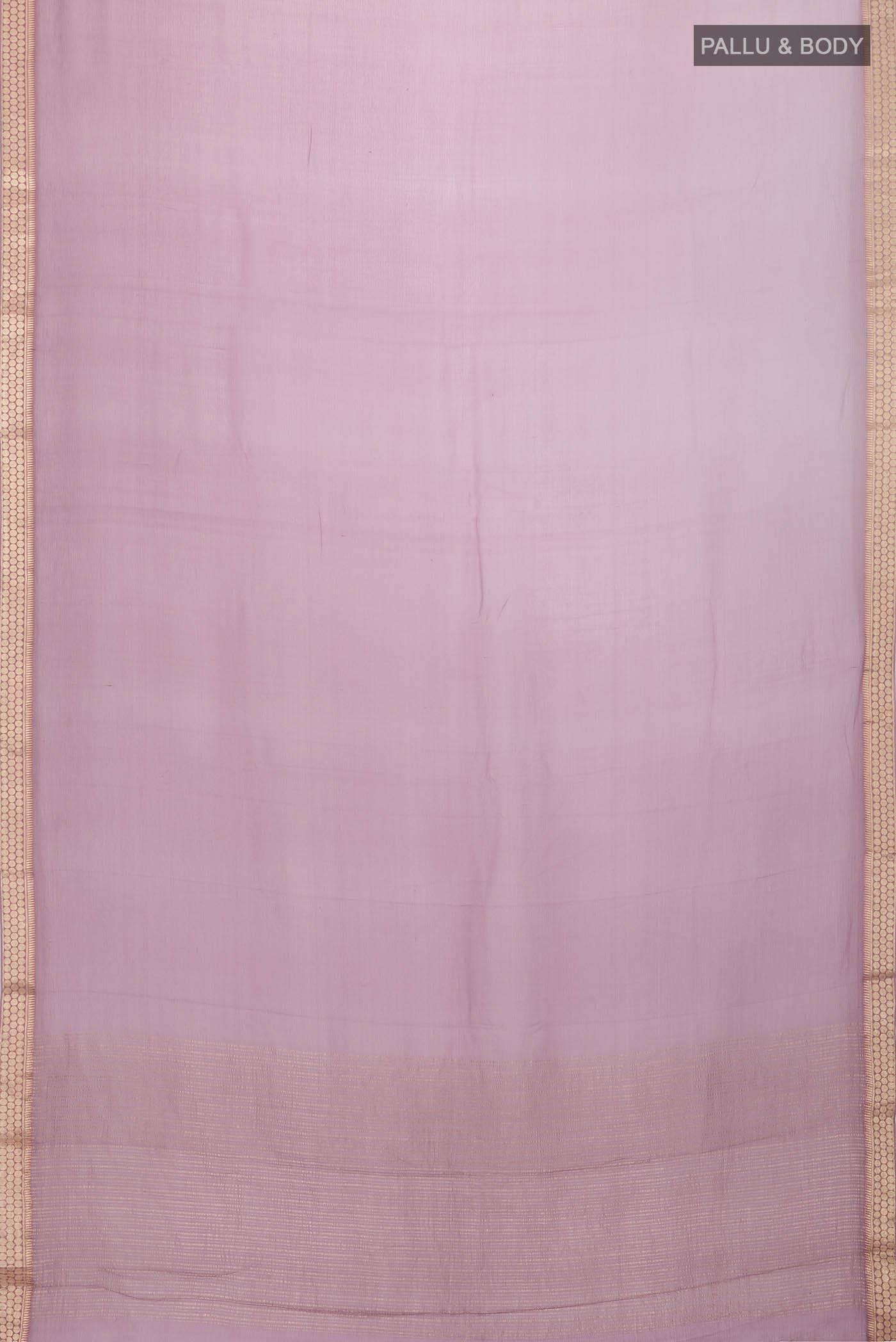 Mauve Mysore Chiffon Saree - Image 3