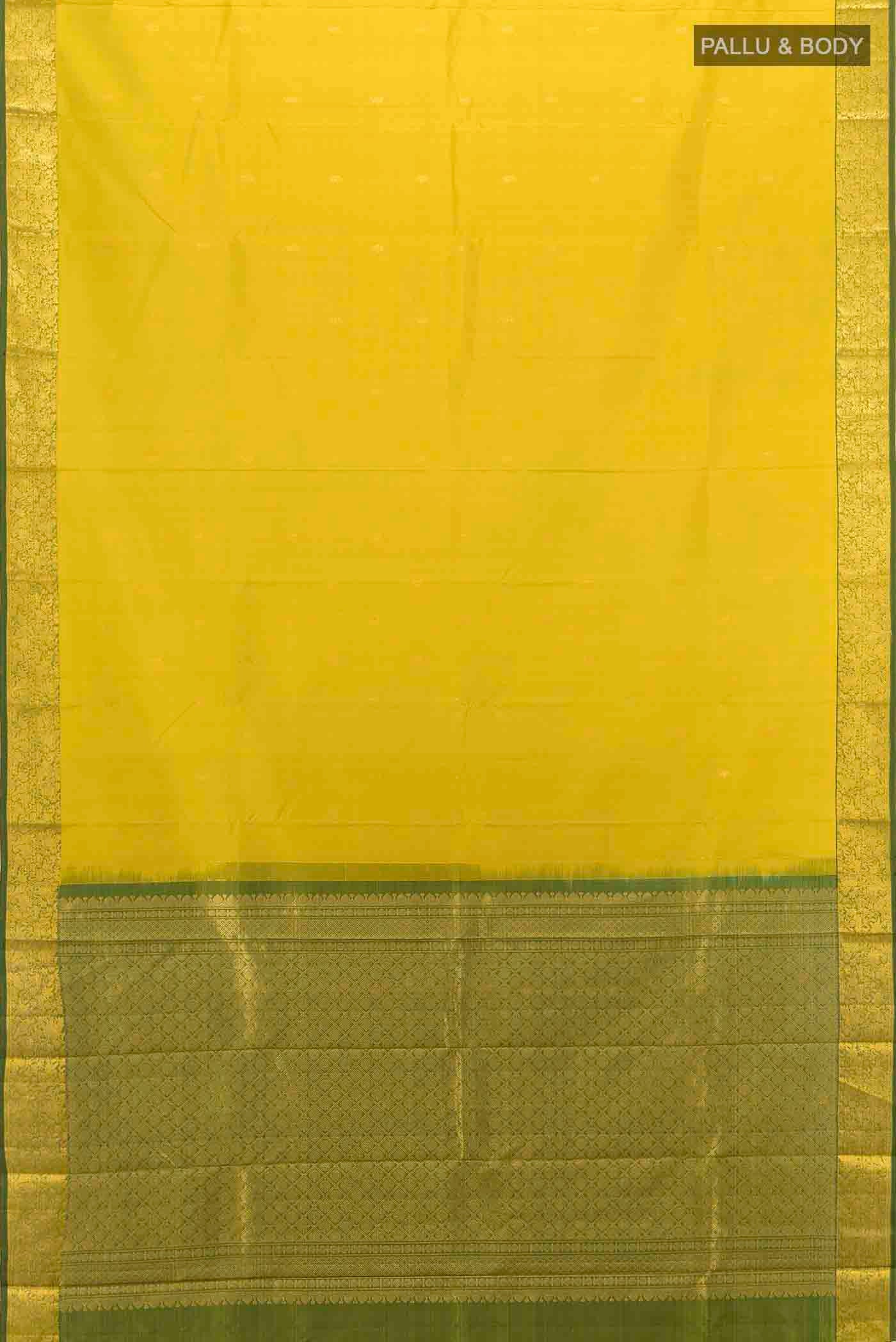 Mehandi Green Kanjivaram Silk Saree - Image 5