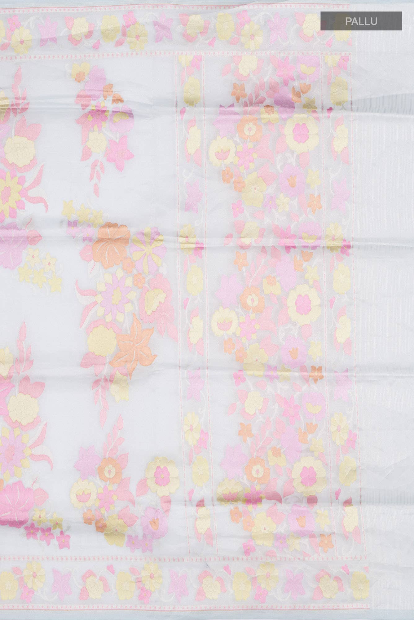 Multi Banarasi Tissue Silk Saree - Image 5