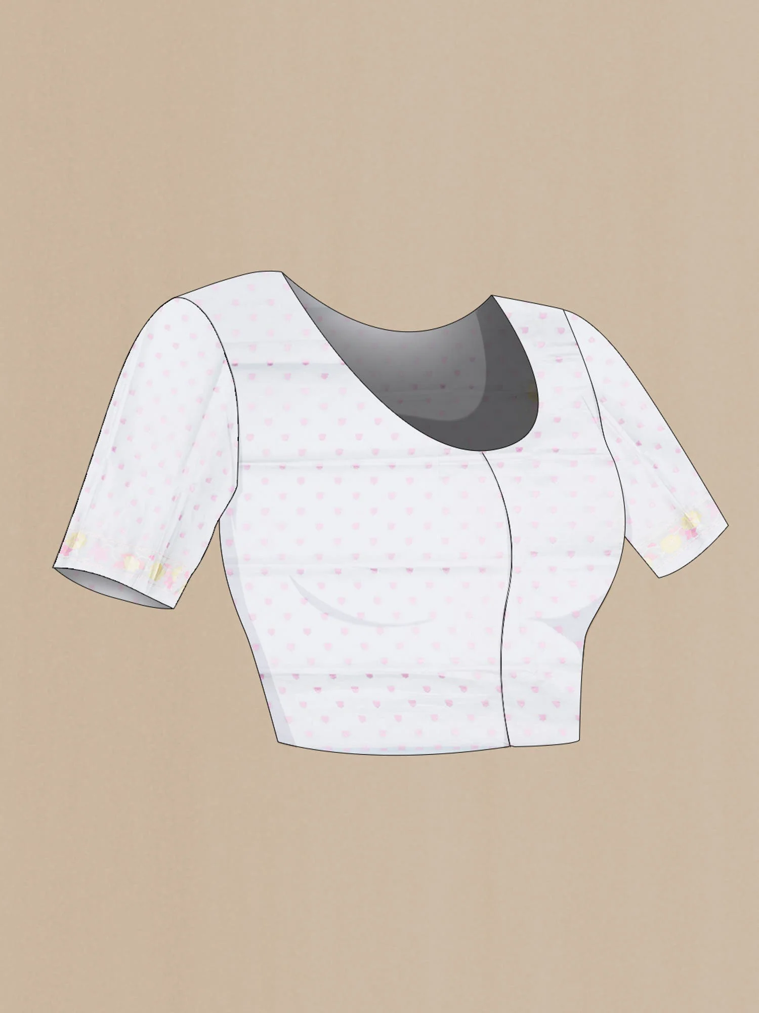 Multi Banarasi Tissue Silk Saree - Image 7