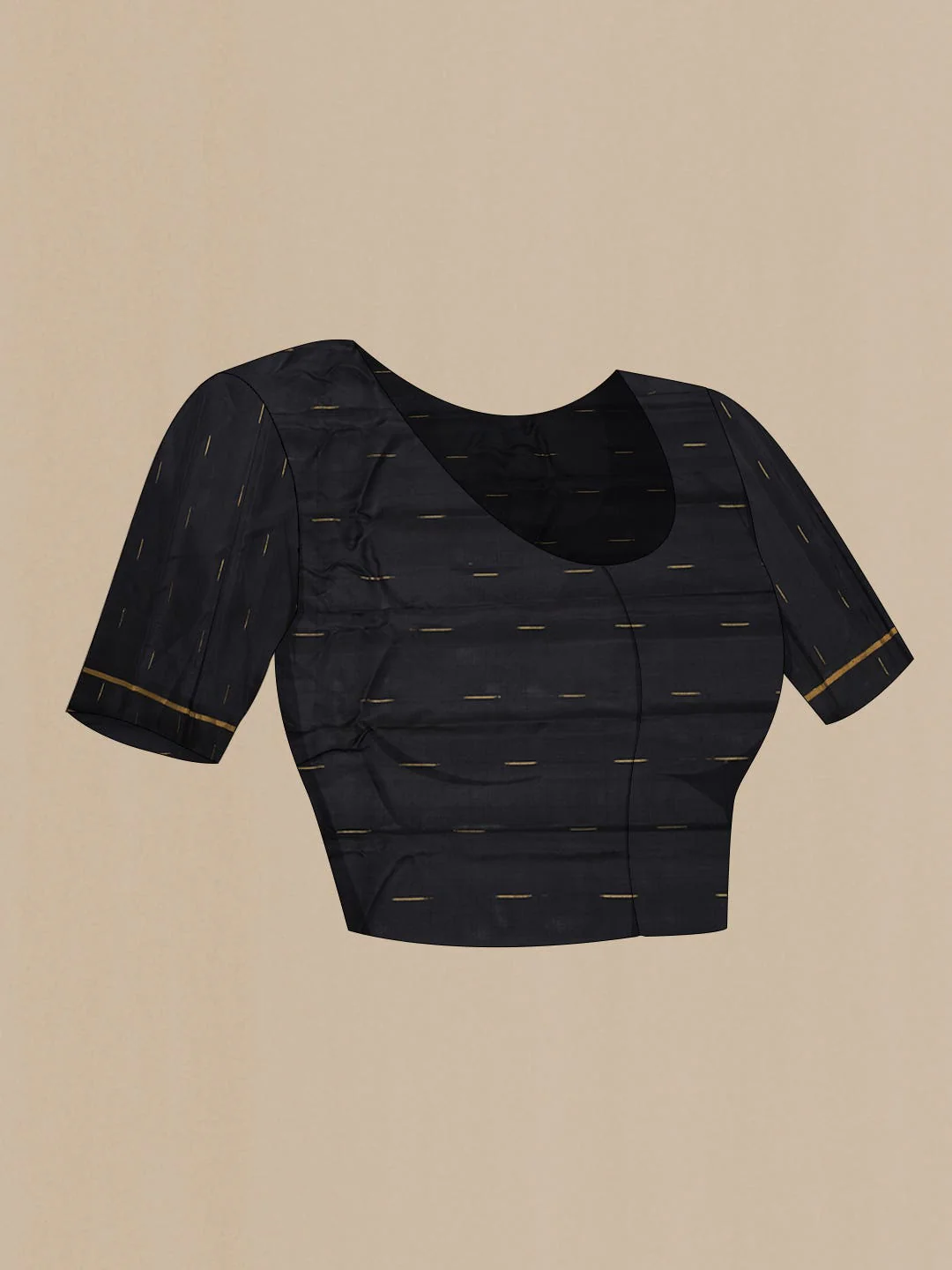 Off White Gadwal Silk Saree - Image 6