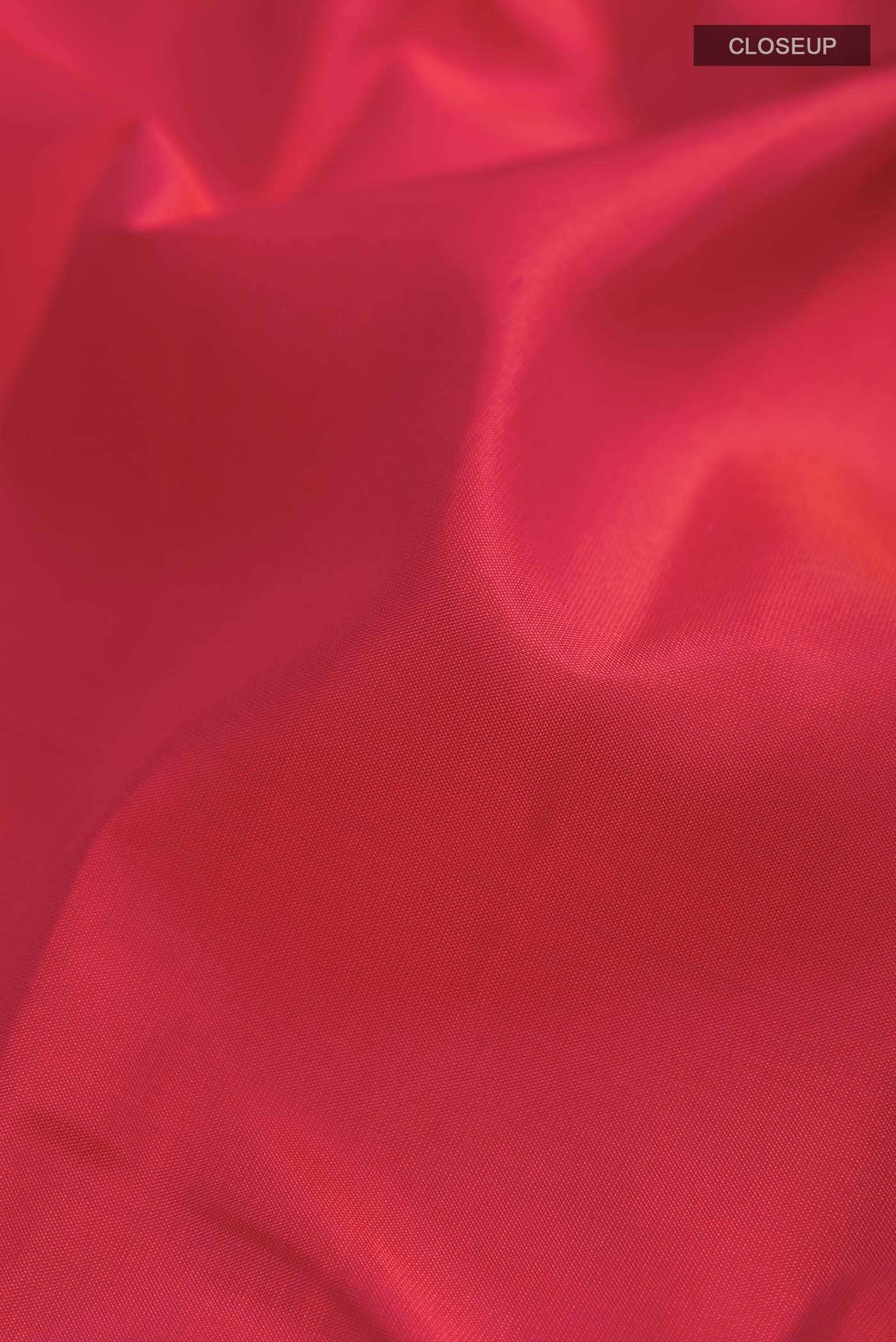 Orange Kanchipuram Silk Saree - Image 3