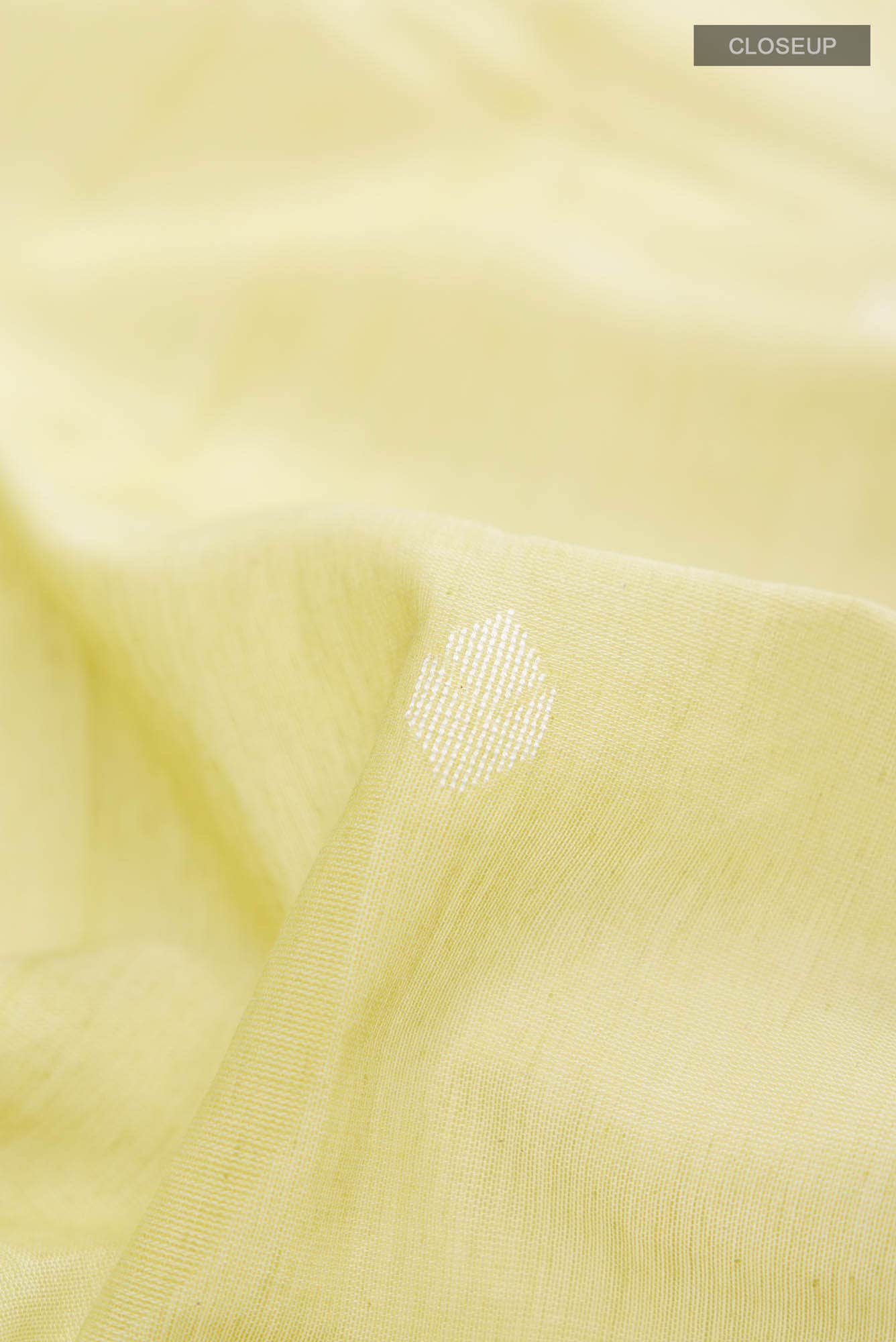 Paromita-Lemon Grass Green Bengal Cotton saree - Image 3