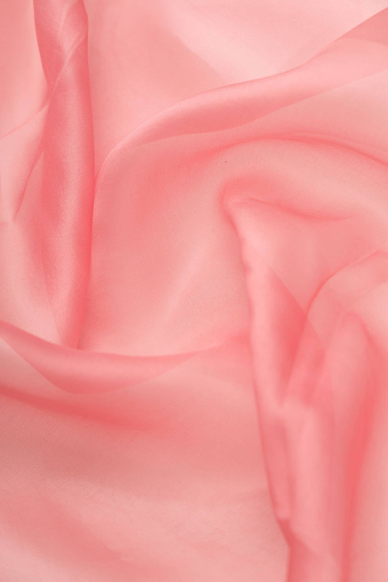 Forget-me-not Peach floral design saree from Embroidered Romance Collection by Nalli - Image 8