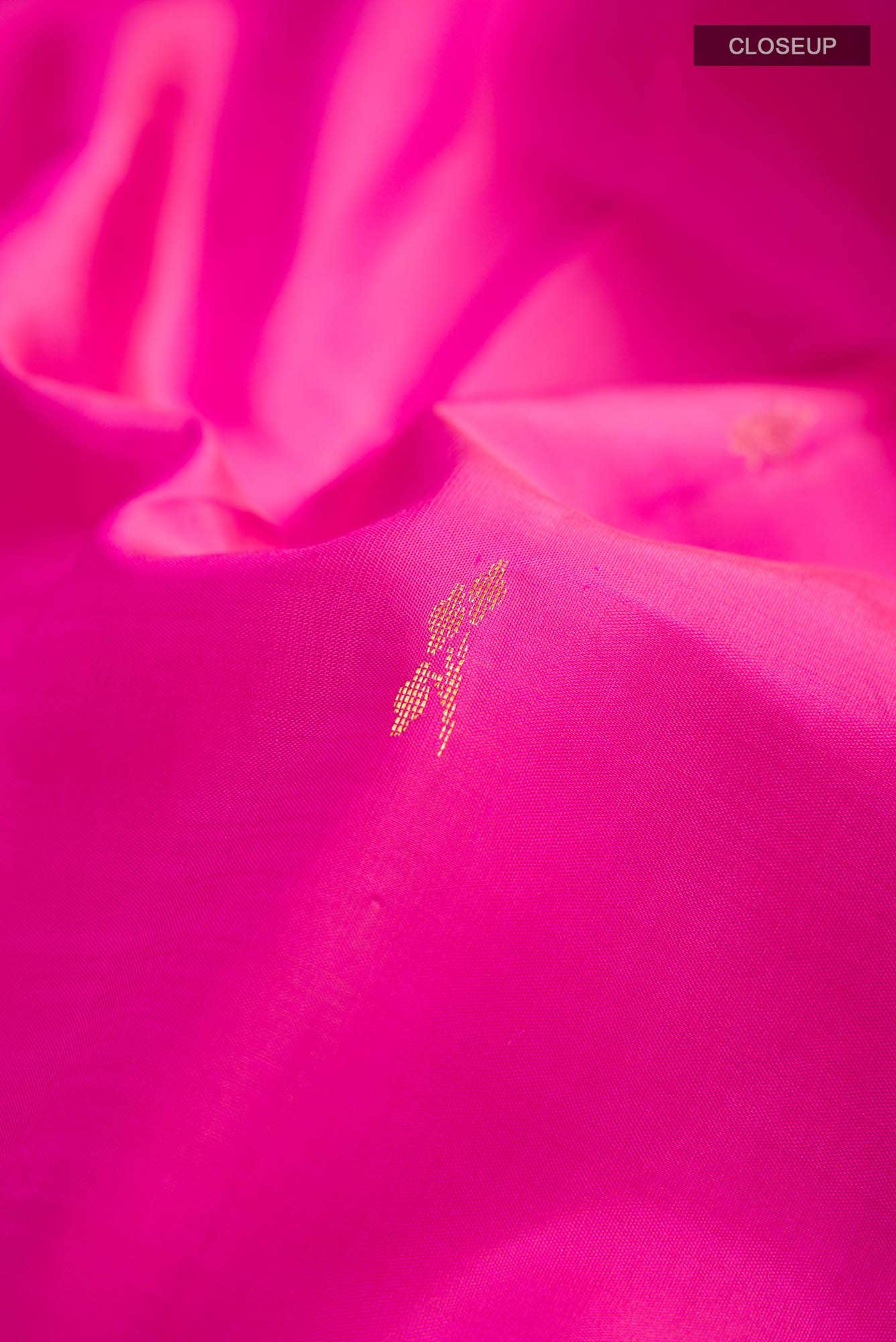 Pink Kanchipuram Silk Saree - Image 3