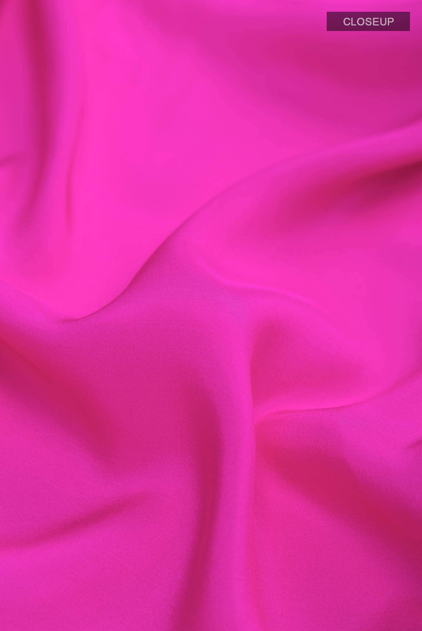 Pure Silk Pure Zari Pink Mysore Crepe Saree - Image 3