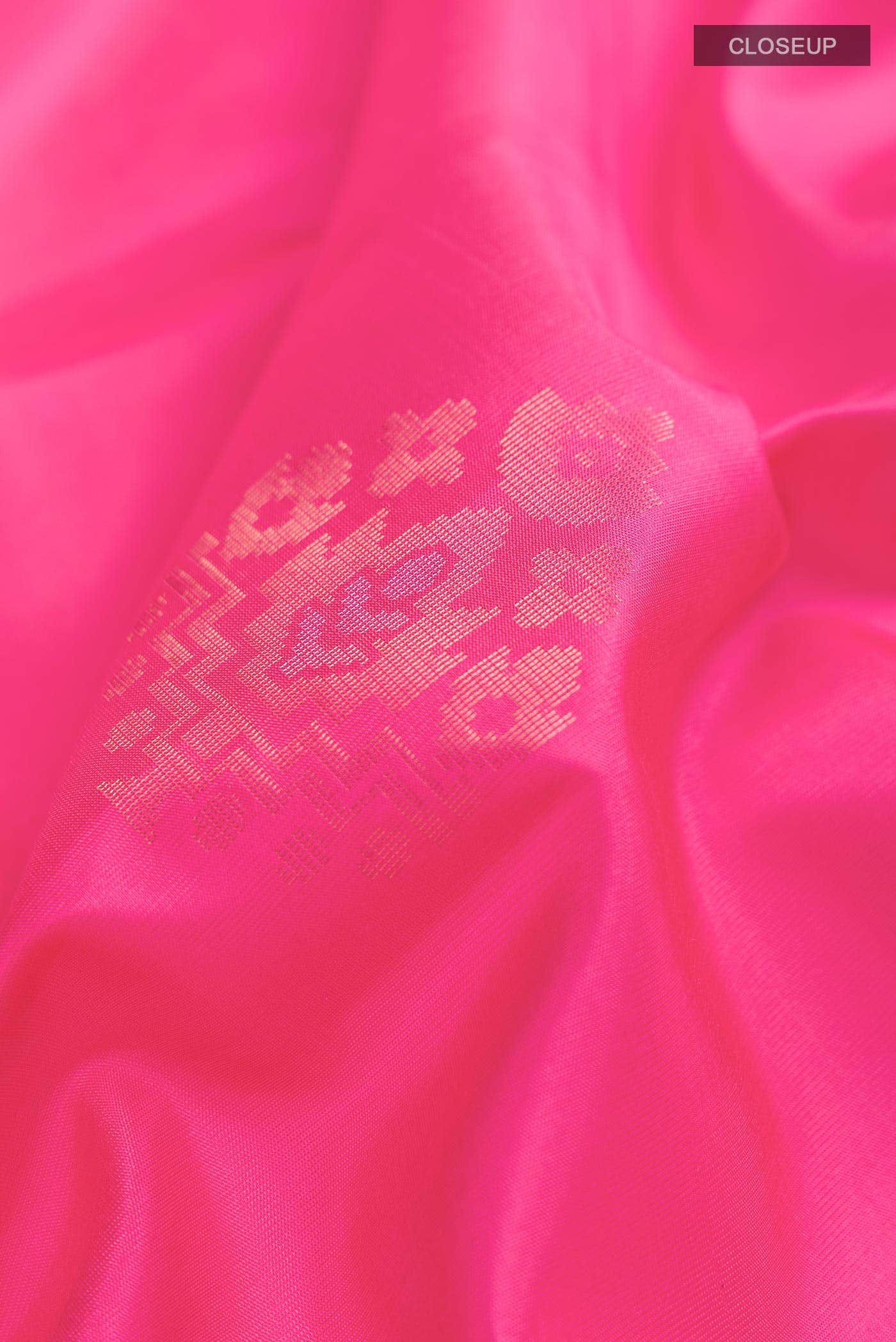 Pink Soft Silk Saree - Image 3