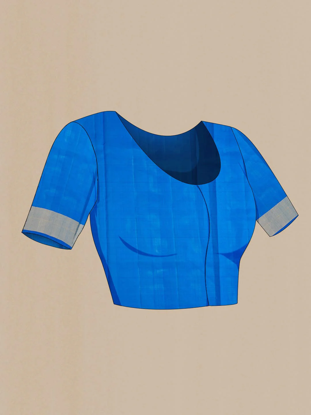 Pink Soft Silk Saree - Image 5