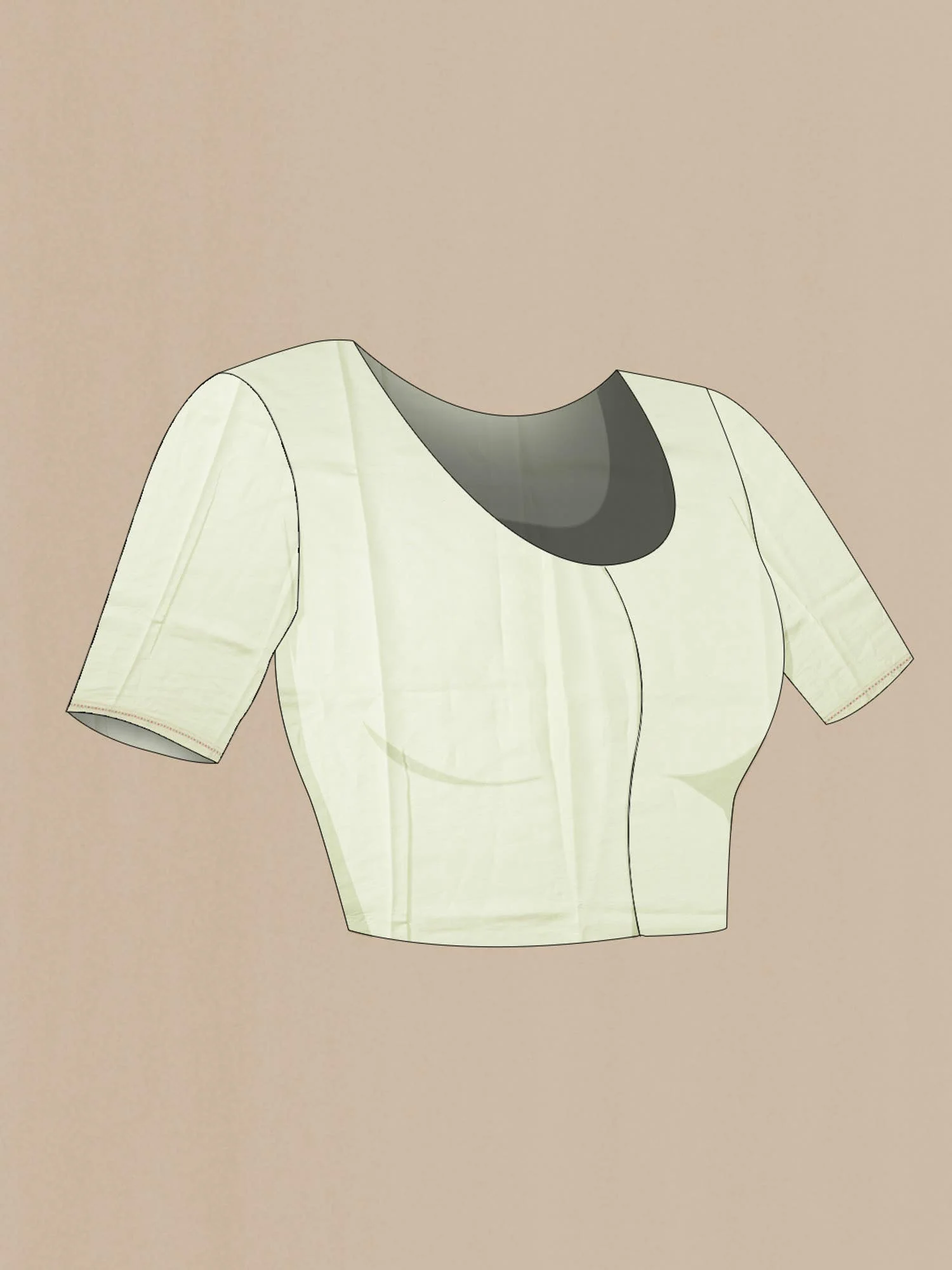 Pista Green Organza Silk Saree - Image 5