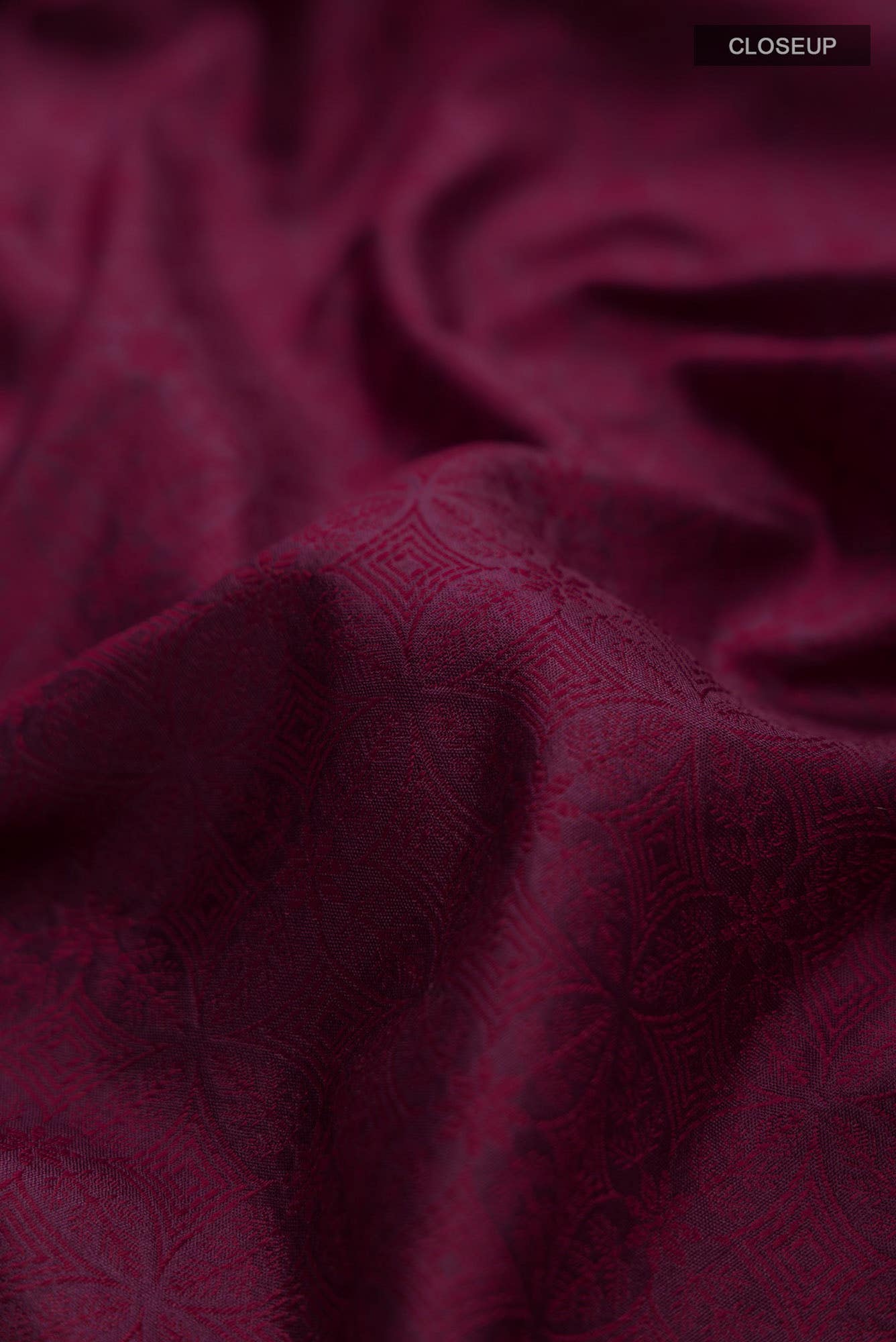 Purple Banarasi Silk Saree - Image 3