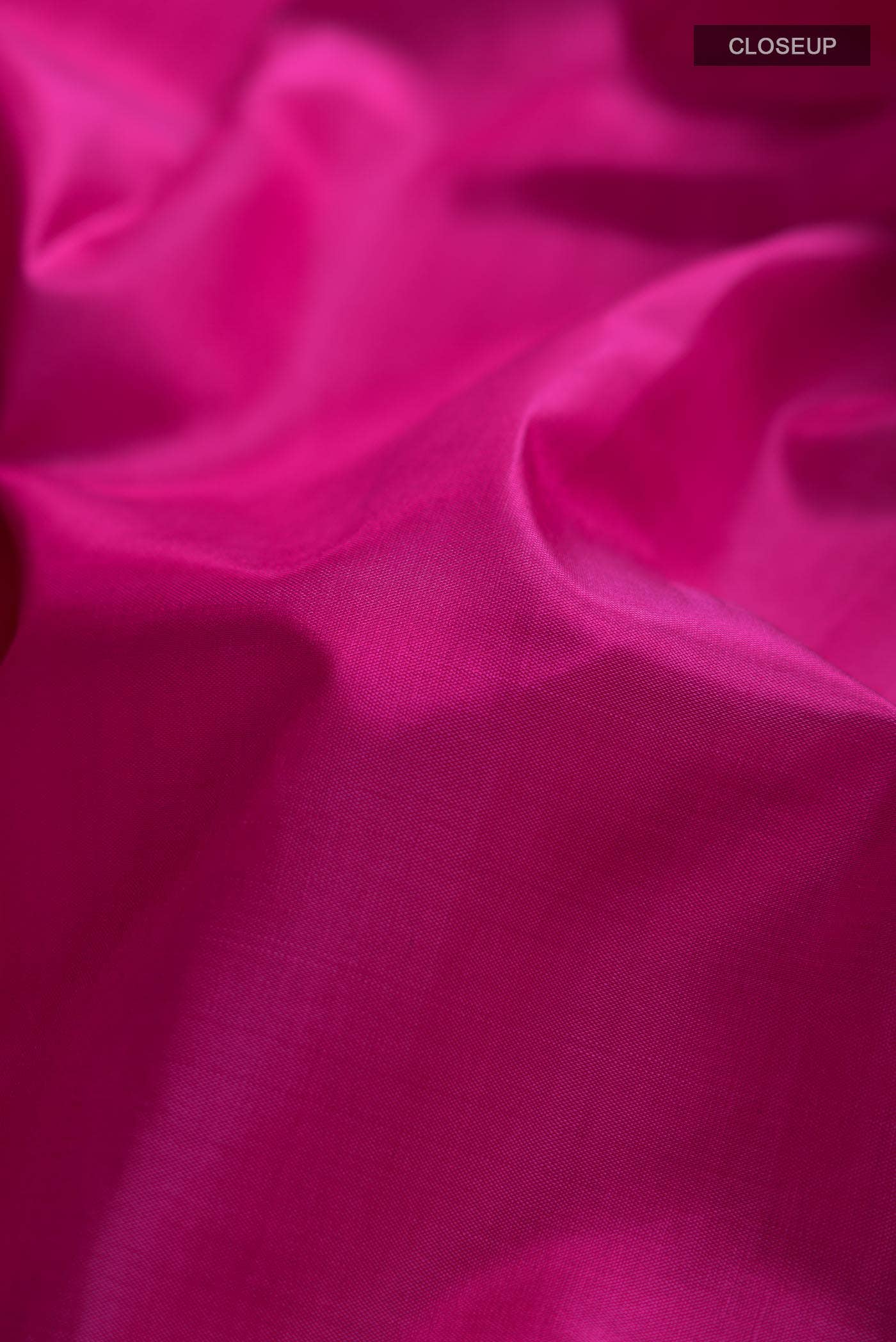 Rani Pink Kanchipuram Silk Saree - Image 3
