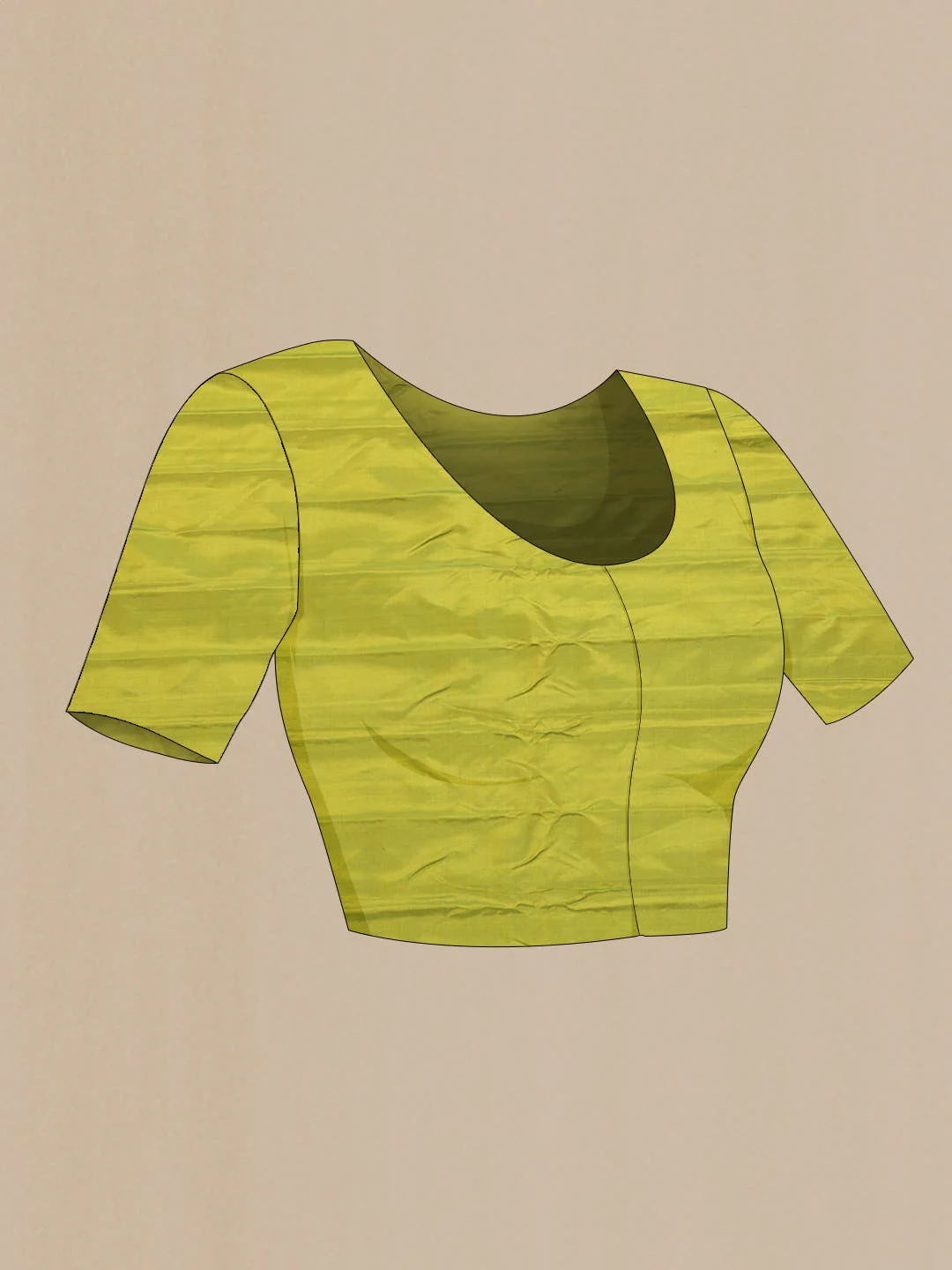 Red Dual Tone Gadwal Silk Saree - Image 6