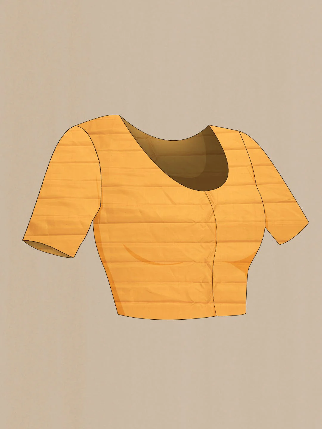 Red Dual Tone Gadwal Silk Saree - Image 6