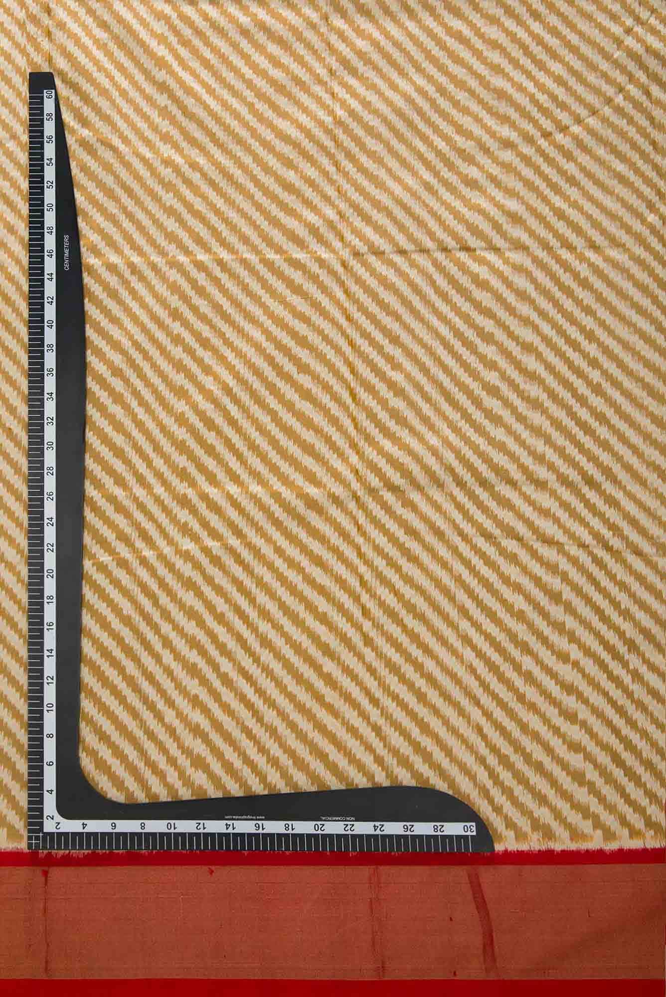 Sandal Double Ikat Dress Material - Image 5