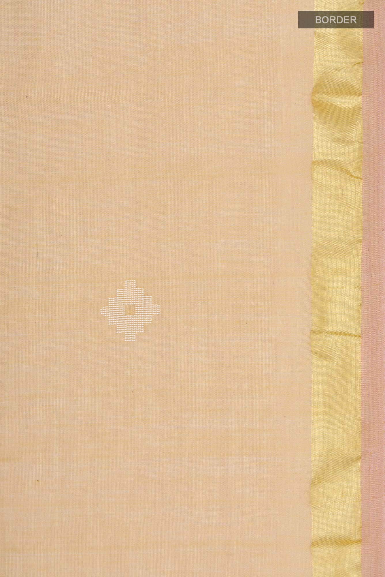 Suchitra-Sandal Bengal Cotton Saree - Image 6