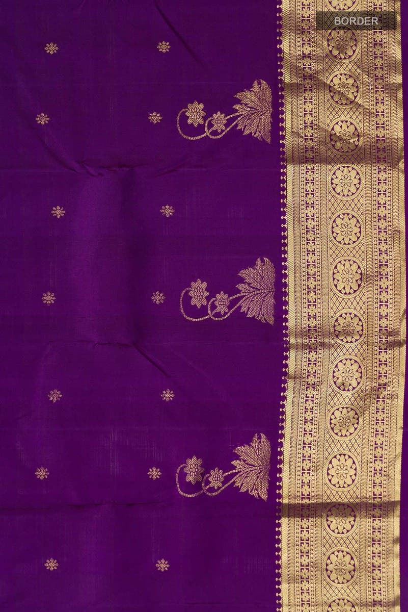 Tarangini-Purple Kanchipuram Silk Saree - Image 8
